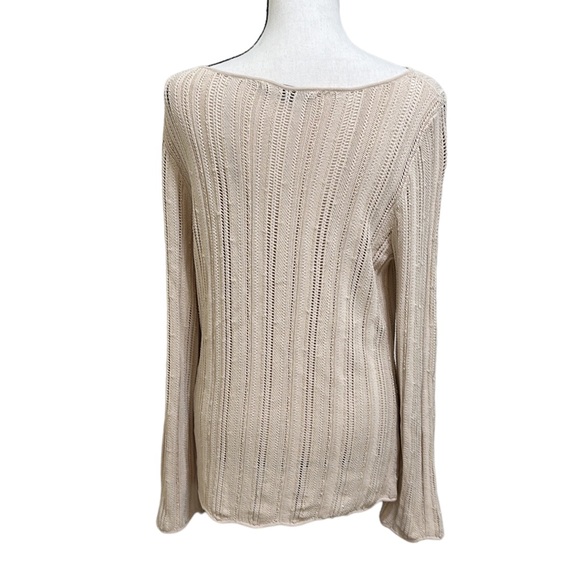 Adrienne Vittadini Beaded Sequin Sweater, L, NWT - Picture 5 of 10